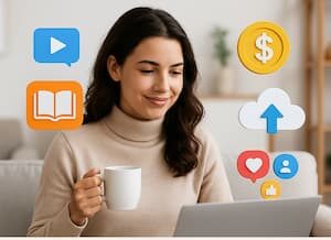 Empreender online é possível! Com dedicação e estratégia, você pode transformar conhecimento em renda sem sair de casa.